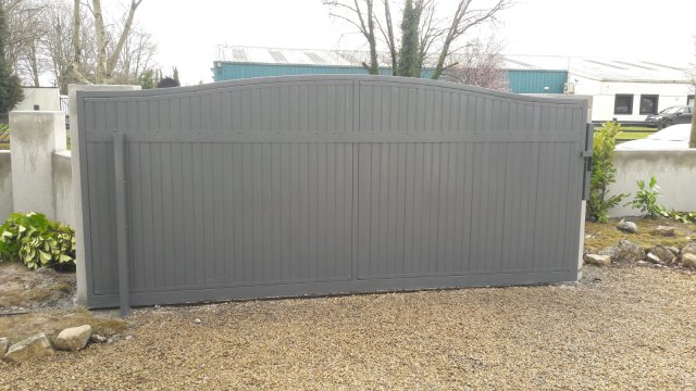 belvedere sliding gate anthracite grey